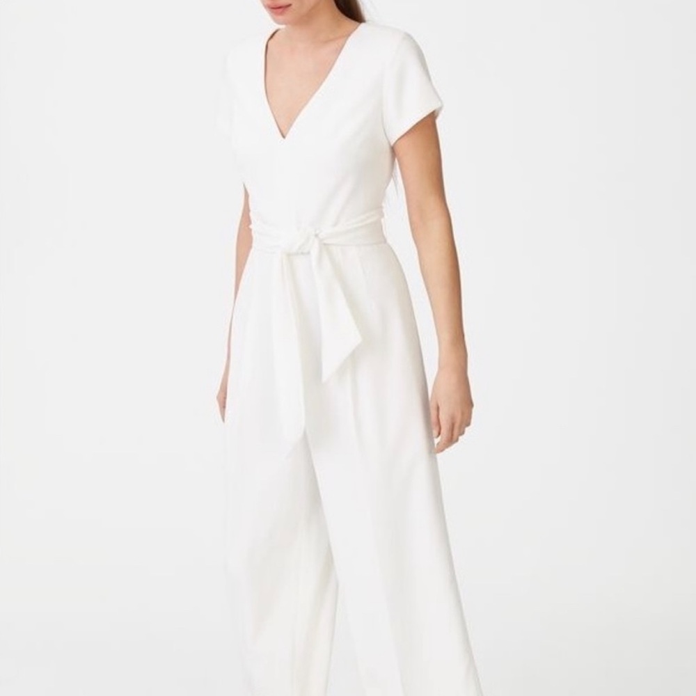 White Club Monaco Jumpsuit size 12